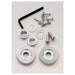 Rose Pack to suit Stainless Steel Pull Handles 52 x 8mm Satin Stainless Steel Loops