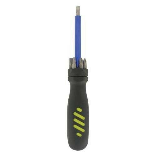 8-in-1 Extending Magnetic 7 Bit Screwdriver Set - Slotted Phillips & Pozidriv Loops