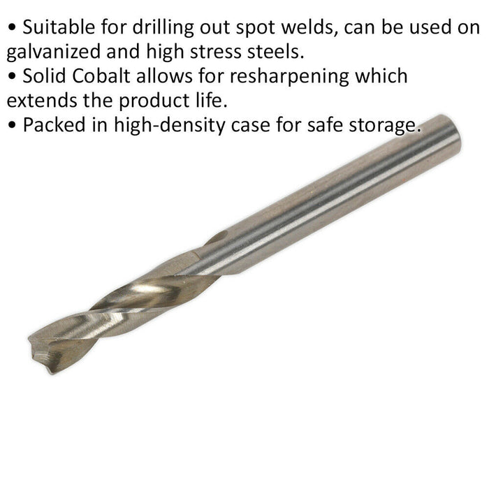 HSS Cobalt Spot Weld Drill Bit - 66mm x 6mm - Weld Removal Cutter Drill Bit Loops