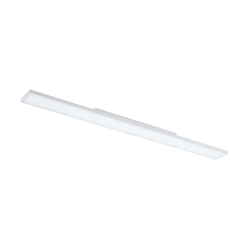 Wall / Ceiling Light White 1200mm Slim Strip Panel 20W Built in LED 4000K Loops