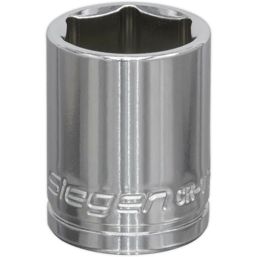 16mm Chrome Plated Drive Socket - 3/8" Square Drive - High Grade Carbon Steel Loops