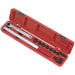 Ratchet Action Auxiliary Belt Tension Tool Kit & Extension Handle - Hex Sockets Loops