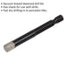 8mm Vacuum Brazed Diamond Drill Bit - Hex Shank - Suitable For Use With Drills Loops