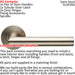 Door Handle & Latch Pack Satin Steel Flat Mitred Lever Screwless Round Rose Loops