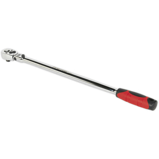 455mm Extra-Long Flexi-Head Ratchet Wrench - 3/8" Sq Drive - 72-Tooth Pear Head Loops