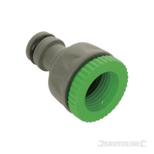 1/2" Inch To 3/4" Inch Soft Grip Tap Connector Hose Pipe Fitting Loops
