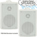 5 Zone Outdoor Bluetooth System 10x Weatherproof White Speaker Garden Stereo Kit