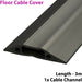3m x 68mm Heavy Duty Rubber Floor Cable Cover Protector Conduit Tunnel Sleeve Loops