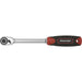 72-Tooth Compact Head Ratchet Wrench - 3/8" Sq Drive - Flip Reverse - Soft Grip Loops