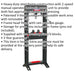 PREMIUM 20 Tonne Hydraulic Press - Heavy Duty Steel Frame - Floor Type Loops