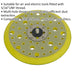150mm DA Backing Pad  for Hook & Loop Discs - 5/16 Inch UNF Thread - Multi-Hole Loops