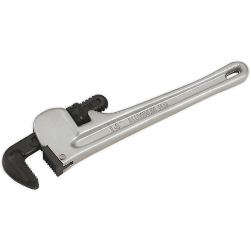 350mm Aluminium Alloy Pipe Wrench - European Pattern - 13-50mm Carbon Steel Jaws Loops