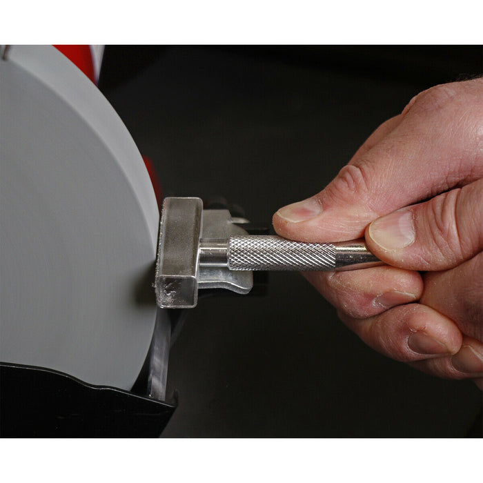 Diamond Grinding Wheel Dresser - Knurled Handle - Bench Grinder Maintenance Loops