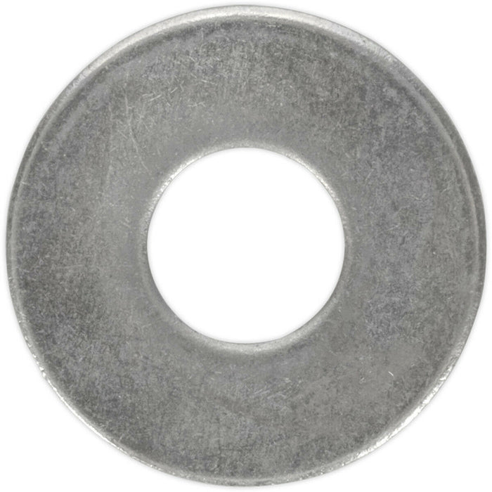 100 PACK Form C Flat Washer - M8 x 21mm - BS 4320 - Metric - Metal Spacer Loops