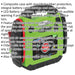 900A Emergency Jump Starter with Air Compressor - Tyre Pump & Gauge - High-Vis Loops