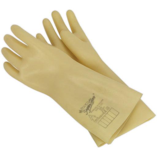 PAIR 1kV Electricians Safety Gloves - Class 0 - Hybrid & Electric - EN 60903 Loops