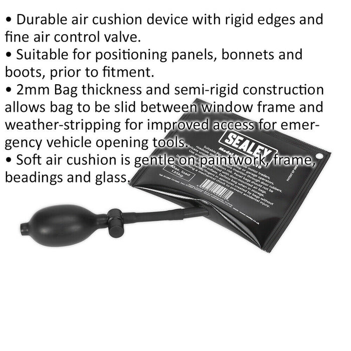 Air Cushion Panel Bag - 150mm x 160mm - Air Control Valve - 2mm Thickness Loops