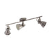 Flush Ceiling Light Colour Nickel Antique Creme Shade Bulb GU10 3x3.3W Loops