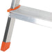 0.8m Lightweight Aluminium Platform Step Ladders 4 Tread Anti Slip DIY Steps Loops
