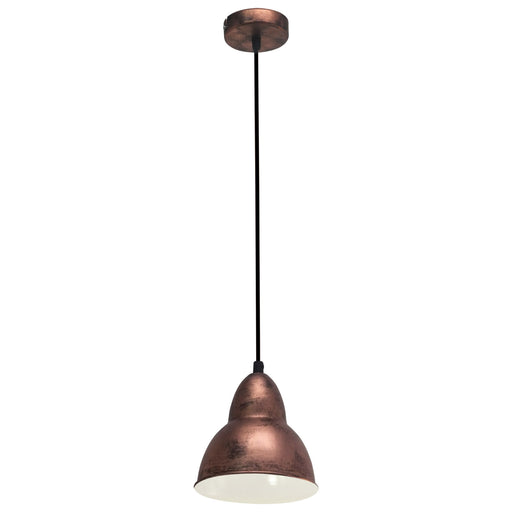 Hanging Ceiling Pendant Light Antique Copper Industrial Shade 1 x 40W E27 Bulb Loops