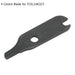 Replacement Centre Cutting Blade for ys00874 Hand Nibbler Sheet Metal Shears Loops