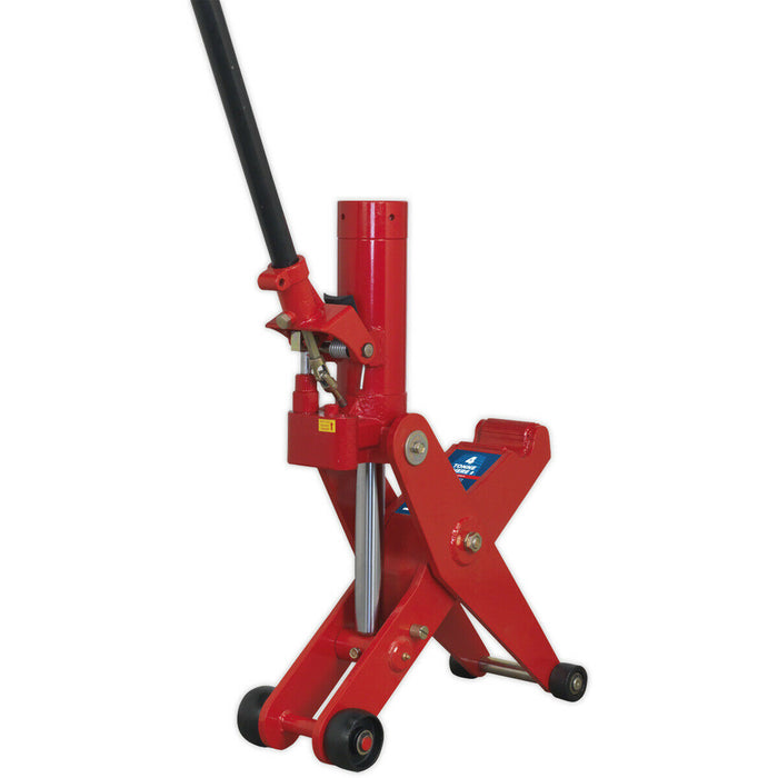 Hydraulic Forklift Tractor Jack - 4 Tonne Scissor Nose - 5 Tonne Cylinder Cap Loops