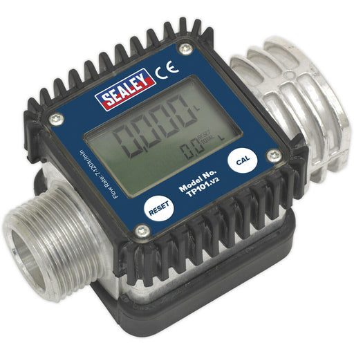 Digital Diesel & Fluid Flow Meter - LCD Display - Flow Rate Indication - IP65 Loops