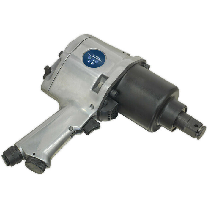 Heavy Duty Air Impact Wrench - 3/4 Inch Sq Drive - Twin Hammer - Reverse Action Loops