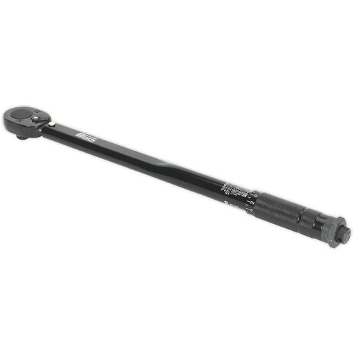 Calibrated Micrometer Torque Wrench - 1/2" Sq Drive - Flip Reverse - Black Loops