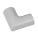 20mm x 10mm White Clip Over Flat Corner Bend Trunking Adapter 90 Degree Conduit Loops