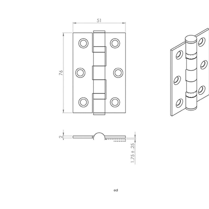 Door Handle & Latch Pack Chrome Slim Flat Lever Backplate Full Set 180 x 40mm Loops