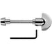 Spare Slim Thumbturn Lock and Release Handle 67mm Spindle Polished Chrome Loops