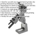 Drill Bit Sharpener Bench Grinder Attachment - Precise Sharpening - Angle Gauge Loops