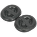 2 PACK Rubber Exhaust Mount - 62mm x 54mm x 13.5mm - Anti Vibration Hanger Loops