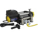 12V Industrial Recovery Winch - 5675kg Line Pull - 6.4hp 4.7kW DC Motor - IP67 Loops