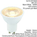 6W LED GU10 Light Bulb Warm White 3000K 420 Lumen Outdoor & Bathroom Spare Lamp Loops