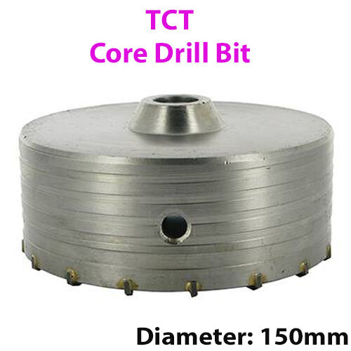 PRO 150mm (5.91") TCT Core Drill Bit Tile Marble Glass Brick Hole Saw Cutter Loops