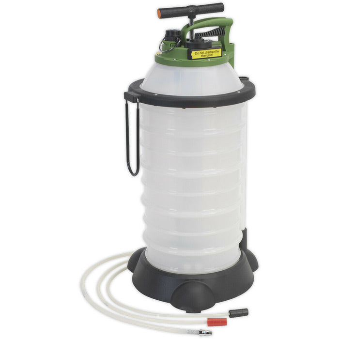 18L Oil & Fluid Extractor - Manual Vacuum Pump - Controlled Discharge Function Loops