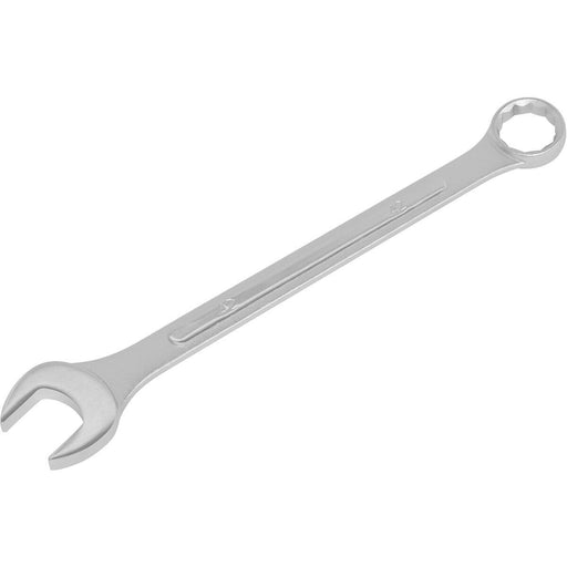 42mm Large Combination Spanner - Drop Forged Steel - Chrome Plated Polished Jaws Loops