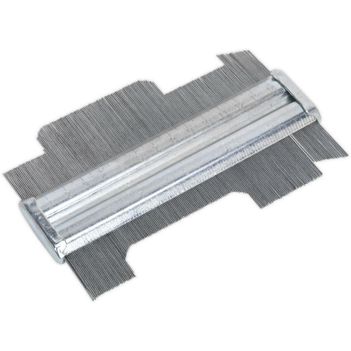 Steel Pin Profile Gauge - Metric & Imperial Rule - 150mm Length - Flooring Gauge Loops