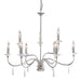 9Chandelier LIght Highly Polished Nickel LED E14 60W Loops