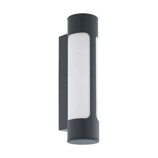 IP44 Outdoor Wall Light Anthracite Zinc Plated Steel 6W Built in LED Loops