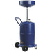 75L Pump Away Mobile Oil Drainer - Female Dry Fit Coupling - Height Adjustable Loops