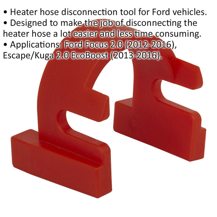 Heater Hose Disconnection Tool for Ford Vehicles - Engine Service Tools - Heater Loops