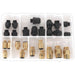 30 Pack - Various Size Metric & Imperial Pneumatic Coupling Thread Adapters Loops