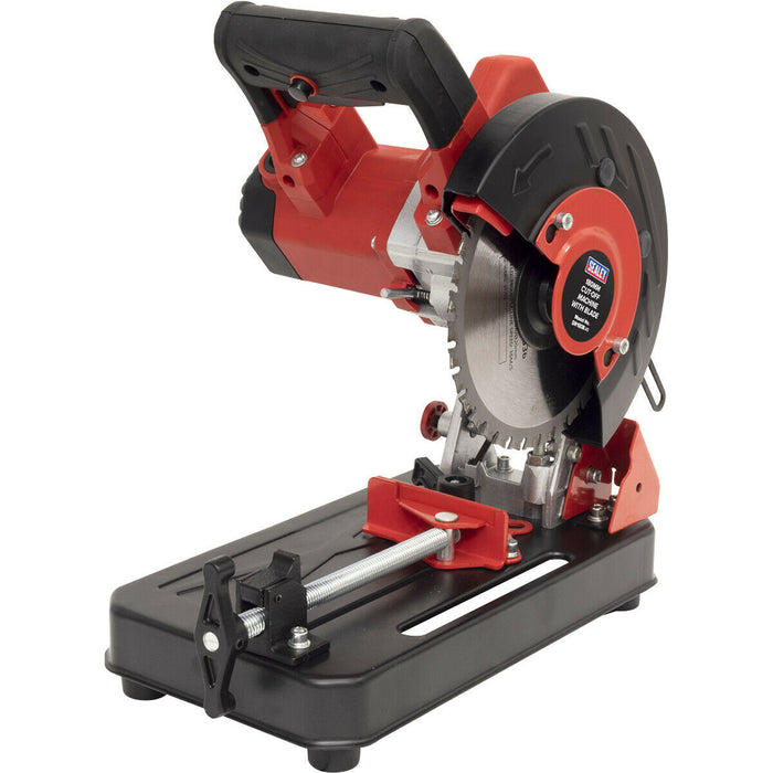 Cut-Off Saw Machine - 180mm TCT Blade - 1280W Motor - 3800 RPM - Fully Guarded Loops