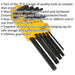 9 Piece Long TRX-Star Key Set - 85mm to 160mm Length - T10 to T50 Size Loops