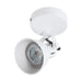 Wall Spot Light White Steel Wall Plate and Lamp Shade Bulb GU10 1x3.3W Included Loops
