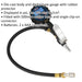 DIGITAL Tyre Inflator - Clip-On Connector - Heavy Duty 0.5m Hose - 250PSI MAX Loops