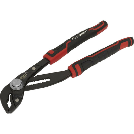 250mm Quick Release Water Pump Pliers - Serrated Jaws - Corrosion Resistant Loops